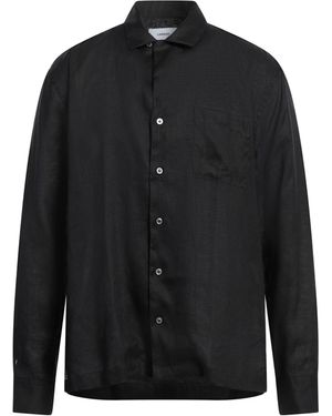 Lardini Shirt Linen - Black