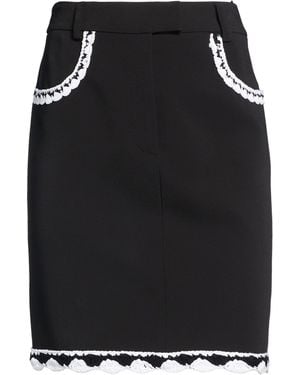 Moschino Mini Skirt Viscose, Elastane - Black