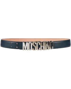 Moschino Midnight Belt Leather - White