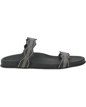DI GAÏA Sandals Leather - Black