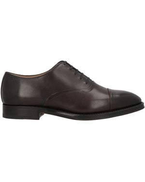 Bally Dark Lace-Up Shoes Calfskin - Brown