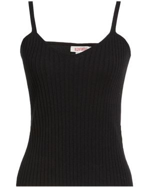 Kontatto Top Viscose, Acrylic, Elastane - Black