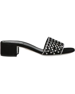 Rene Caovilla Sandals - Black
