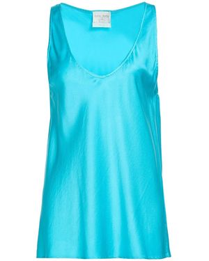 forte_forte Top Silk, Elastane - Blue