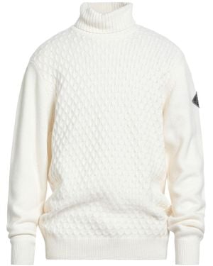 Roy Rogers Ivory Turtleneck Wool, Polyamide, Viscose, Cashmere - White
