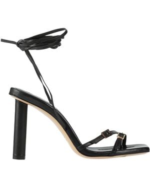 Ilio Smeraldo Sandals Leather - Black