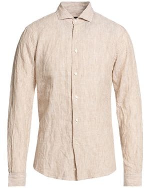 Brian Dales Shirt Linen - Natural