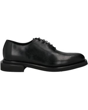 Les Hommes Lace-Up Shoes Leather - Black