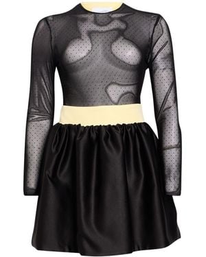 SALVO MARTORANA Mini Dress Polyester - Black