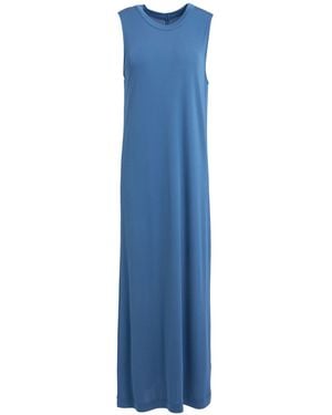 Majestic Filatures Midi Dress Viscose, Elastane - Blue