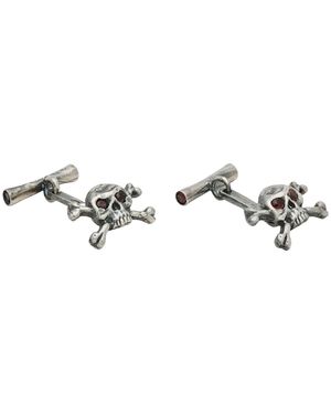Ugo Cacciatori Cufflinks And Tie Clips - Metallic
