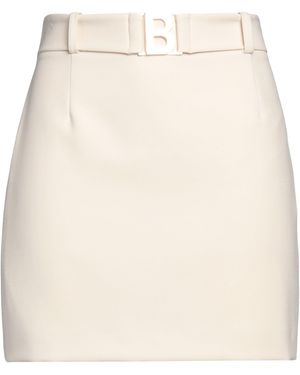 Blugirl Blumarine Mini Skirt Polyester, Viscose, Elastane - Natural