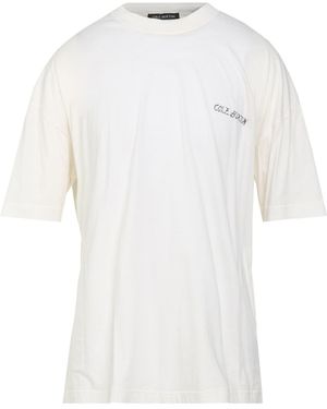 Cole Buxton Ivory T-Shirt Cotton - White