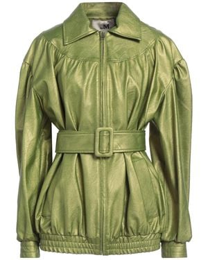 THE M.. Jacket Polyurethane, Ramie - Green