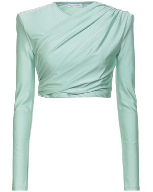 House of Amen Top Polyamide, Elastane - Green