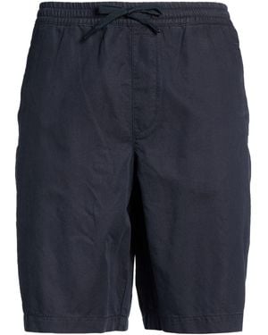 ARMANI EXCHANGE Midnight Shorts & Bermuda Shorts Lyocell, Cotton - Blue