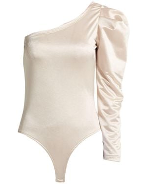 Rinascimento Cream Bodysuit Polyester - White