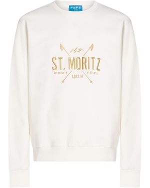 Fefe Sweatshirt Cotton, Polyester - White
