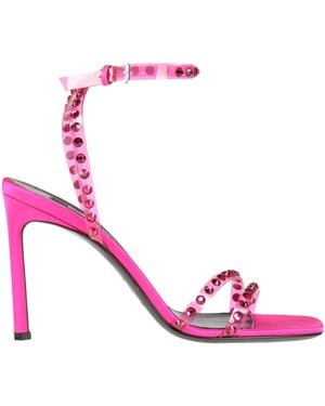Sergio Rossi Fuchsia Sandals Pvc - Pink