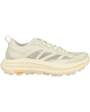 Hoka One One U Mafate Speed 4 Lite Ivory Trainers Textile Fibres, Synthetic Fibres - Natural