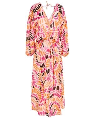 Jucca Maxi Dress Silk - Red