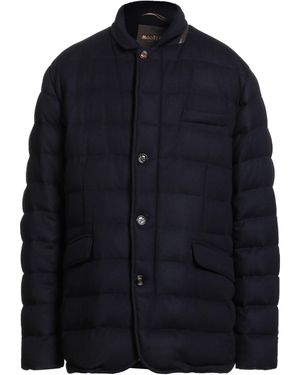 Moorer Midnight Puffer Wool, Cashmere - Blue