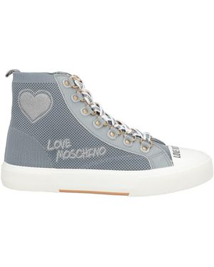 Love Moschino Sneakers Textile Fibers, Leather - Blue