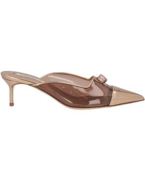 Giorgio Fabiani Mules & Clogs Synthetic Fibers, Leather - Brown