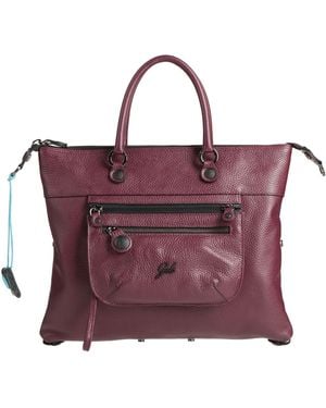 Gabs Plum Handbag Calfskin - Purple