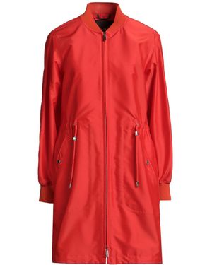 Moorer Overcoat & Trench Coat - Red