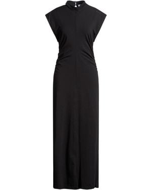 MSGM Maxi Dress Cotton, Elastane - Black