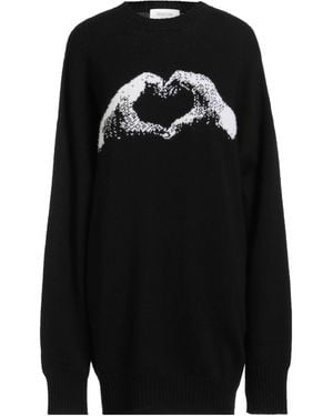 Marella Mini Dress Wool, Cashmere - Black