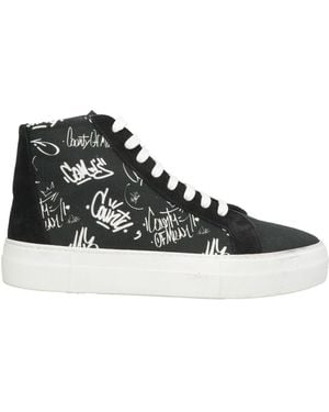 Marcelo Burlon Sneakers Textile Fibers, Leather - Black