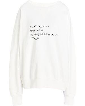 Maison Margiela Sudadera - Blanco