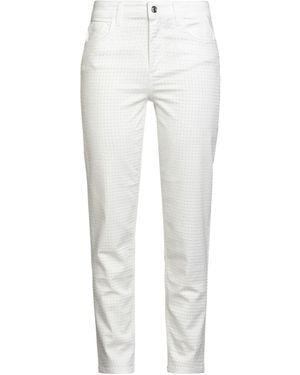 Liu Jo Trousers Cotton, Polyester, Elastane - White