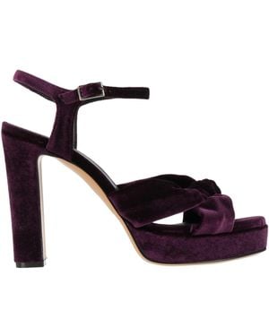 Guglielmo Rotta Sandals Textile Fibres - Purple
