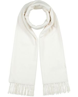 Eleventy Scarf Silk - White