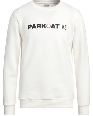 Parkoat Sweatshirt Cotton, Polyester - White