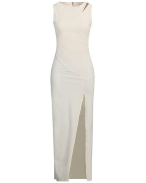 Patrizia Pepe Maxi Dress Polyamide, Elastane - White