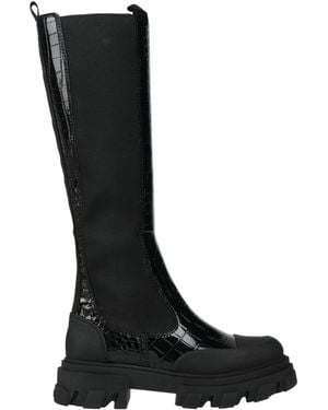 Ganni Boot Synthetisches Material - Black
