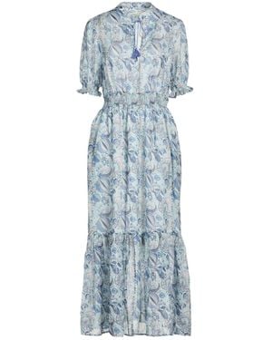 Really Wild Clothing Sky Maxi Dress Silk - Blue
