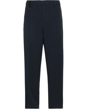 Messagerie Patrizio Piscaglia Trousers Polyester, Viscose, Wool, Elastane - Blue