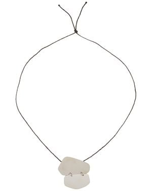 Alysi Necklace Metal, Textile Fibres - Metallic