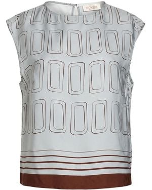 Glanshirt Top Viscose - Grey