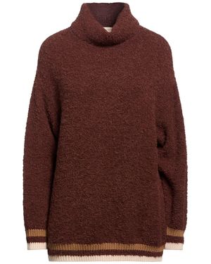 Purotatto Turtleneck Virgin Wool, Wool - Brown