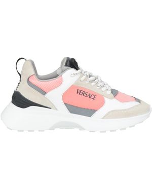 Versace Trainers Calfskin, Textile Fibres - Pink