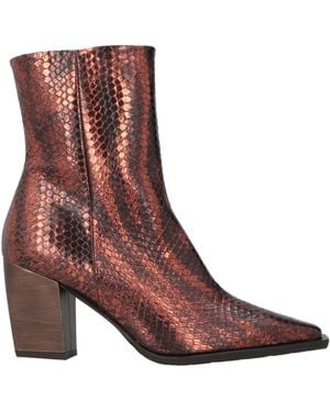 Zinda Ankle Boots Leather - Brown
