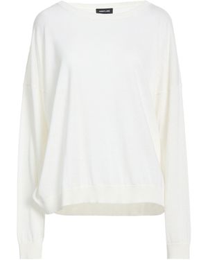 Anneclaire Ivory Jumper Merino Wool - White
