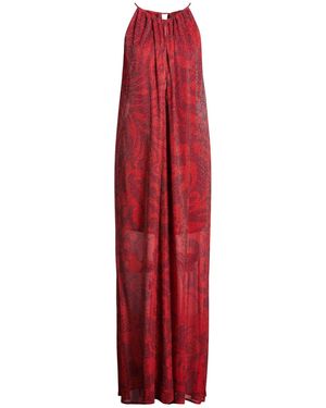 Siyu Maxi Dress Viscose, Polyester, Polyamide - Red