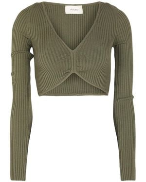 ViCOLO Military Sweater Viscose, Polyester - Yellow